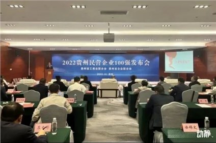 喜報！中偉股份榮登“2022貴州制造業(yè)民營企業(yè)20強”榜首