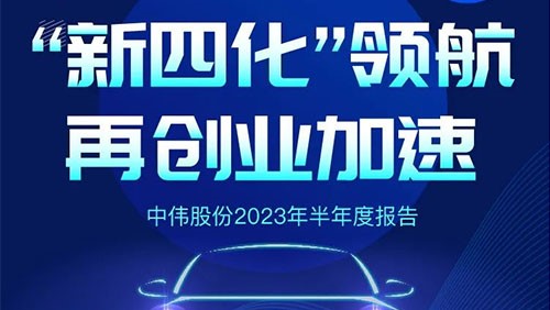 中偉股份2023半年報丨“新四化”領(lǐng) 航 再創(chuàng)業(yè)加速！